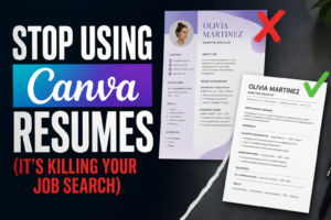 Stop using Canva CVs